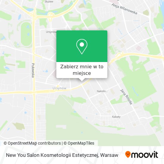 Mapa New You Salon Kosmetologii Estetycznej