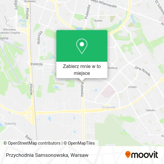Mapa Przychodnia Samsonowska
