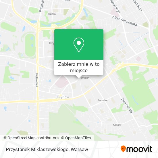 Mapa Przystanek Miklaszewskiego