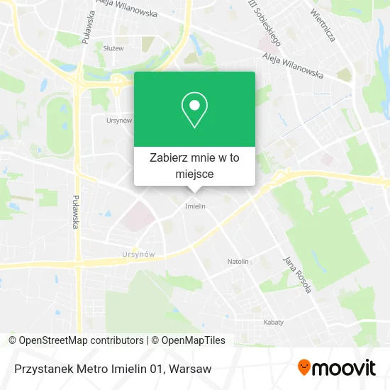 Mapa Przystanek Metro Imielin 01