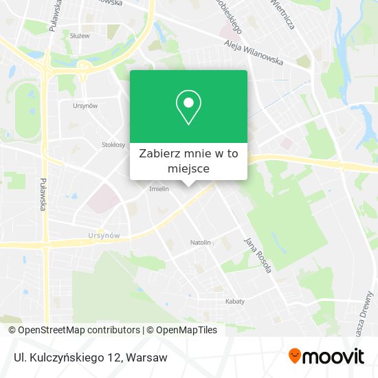 Mapa Ul. Kulczyńskiego 12