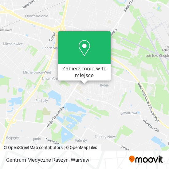 Mapa Centrum Medyczne Raszyn