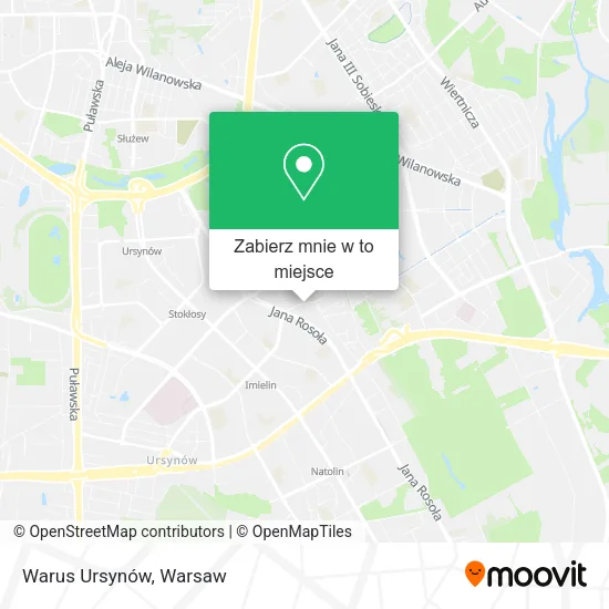 Mapa Warus Ursynów