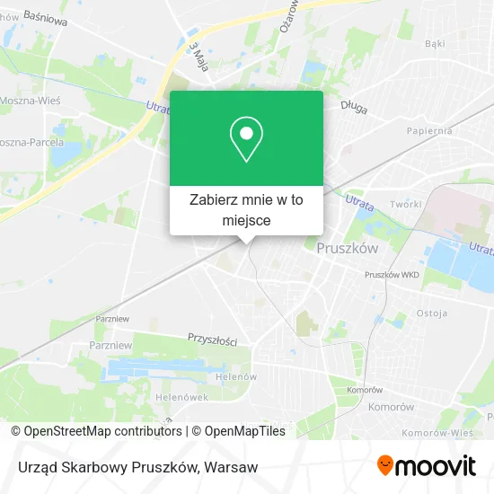 Mapa Urząd Skarbowy Pruszków