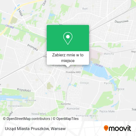 Mapa Urząd Miasta Pruszków