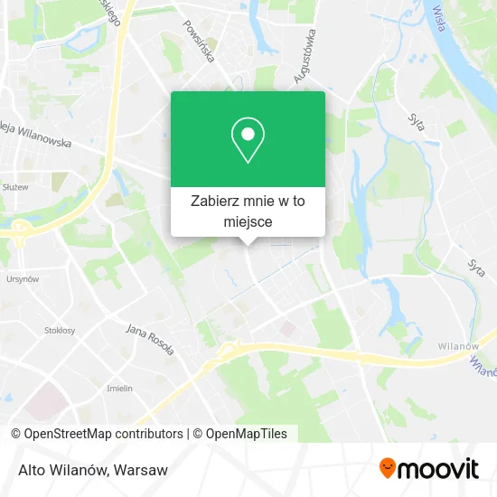 Mapa Alto Wilanów