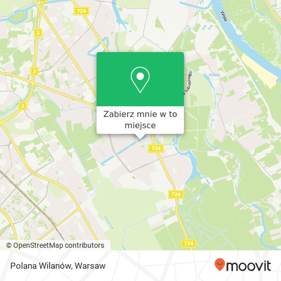 Mapa Polana Wilanów