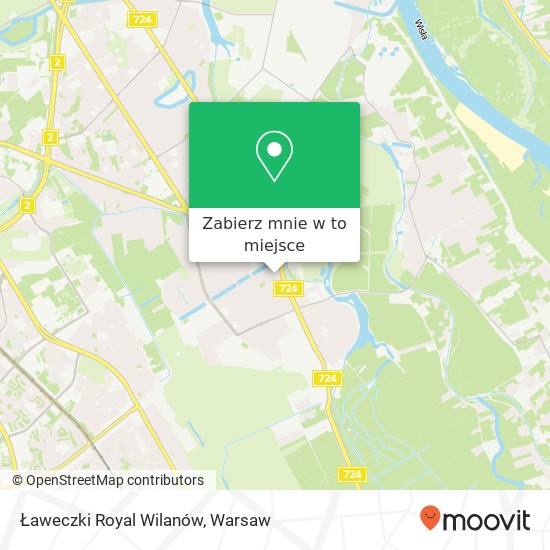 Mapa Ławeczki Royal Wilanów