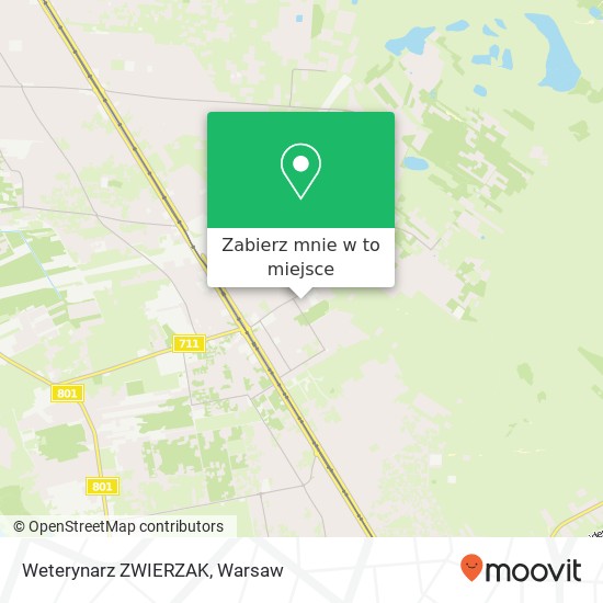 Mapa Weterynarz ZWIERZAK