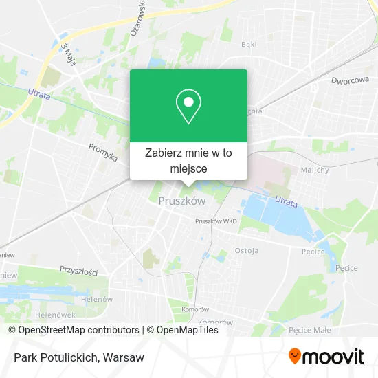 Mapa Park Potulickich