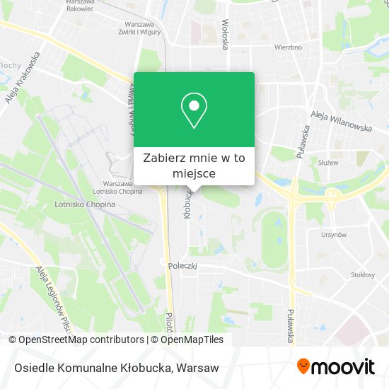 Mapa Osiedle Komunalne Kłobucka