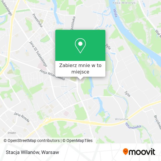 Mapa Stacja Wilanów