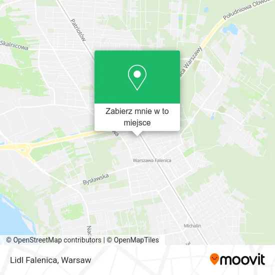 Mapa Lidl Falenica