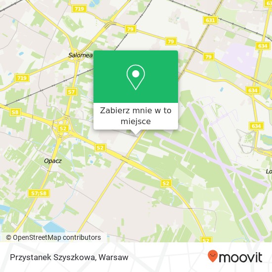 Mapa Przystanek Szyszkowa