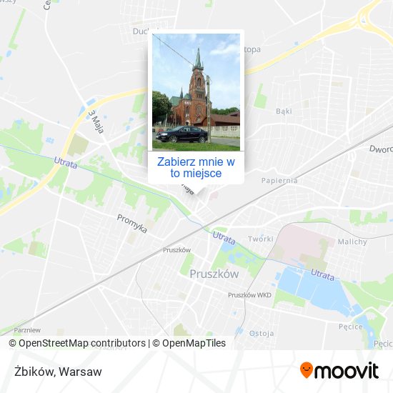 Mapa Żbików