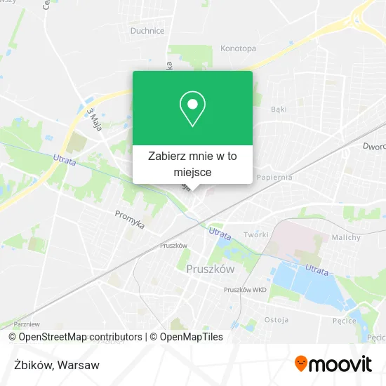 Mapa Żbików