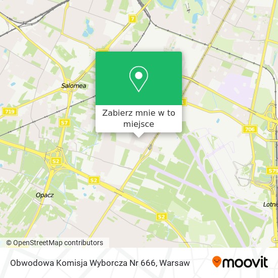 Mapa Obwodowa Komisja Wyborcza Nr 666