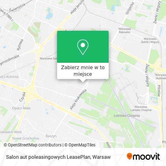 Mapa Salon aut poleasingowych LeasePlan