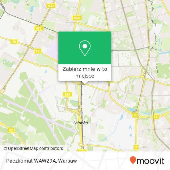 Mapa Paczkomat WAW29A