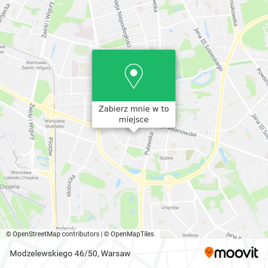 Mapa Modzelewskiego 46/50