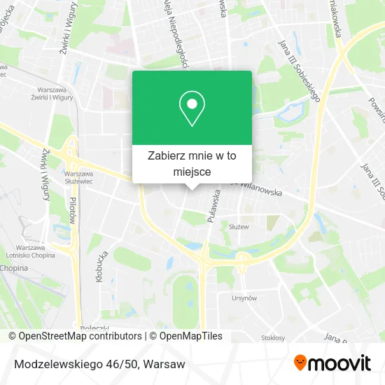 Mapa Modzelewskiego 46/50