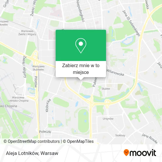 Mapa Aleja Lotników