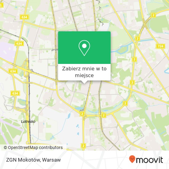 Mapa ZGN Mokotów