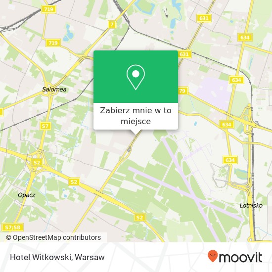 Mapa Hotel Witkowski