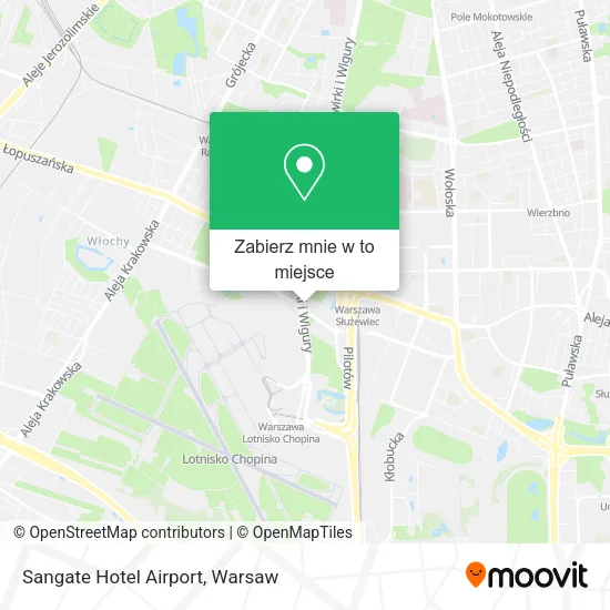Mapa Sangate Hotel Airport