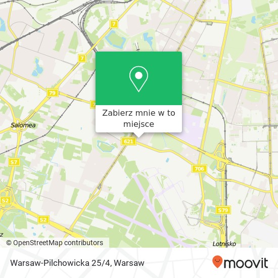 Mapa Warsaw-Pilchowicka 25/4