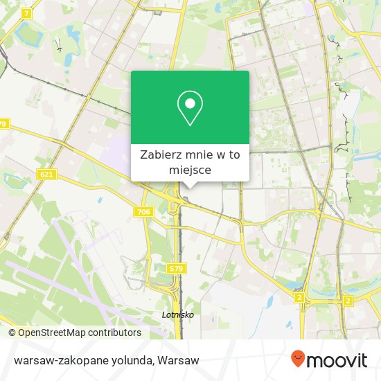 Mapa warsaw-zakopane yolunda