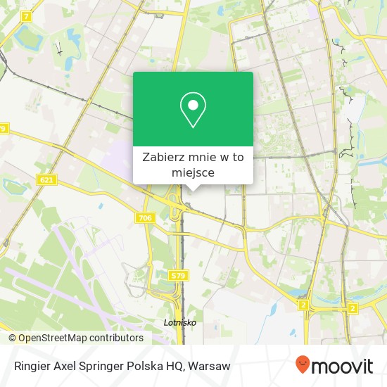 Mapa Ringier Axel Springer Polska HQ