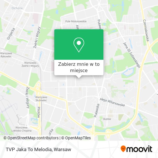 Mapa TVP Jaka To Melodia