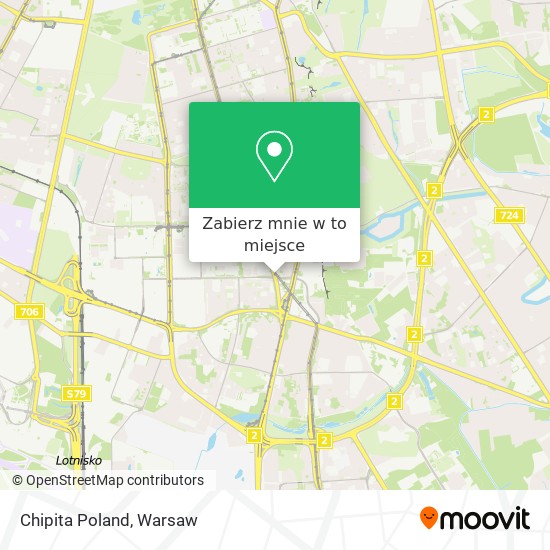 Mapa Chipita Poland