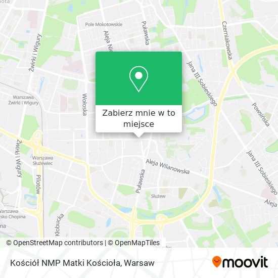 Mapa Kościół NMP Matki Kościoła