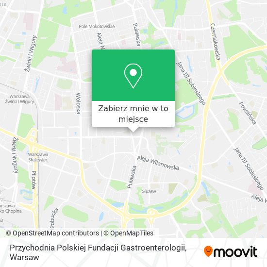 Mapa Przychodnia Polskiej Fundacji Gastroenterologii