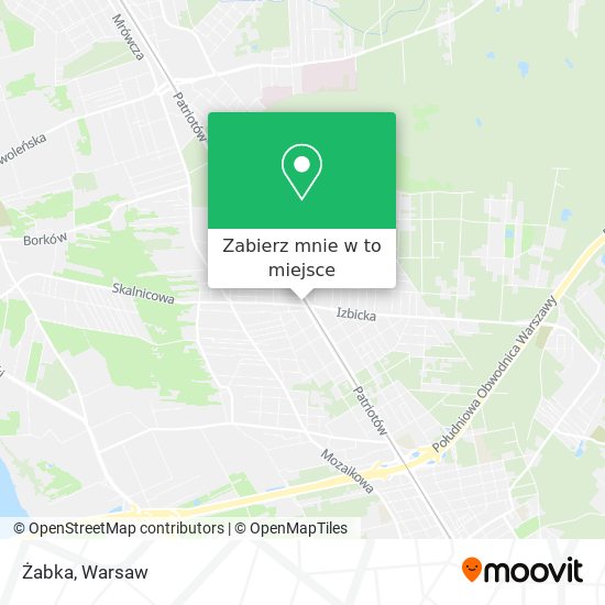 Mapa Żabka