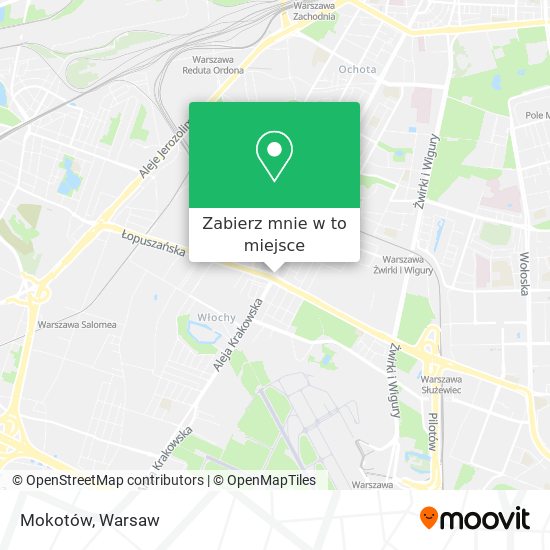 Mapa Mokotów