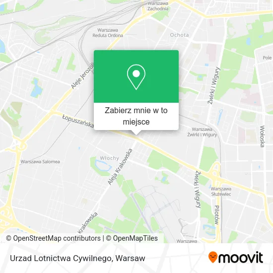 Mapa Urzad Lotnictwa Cywilnego