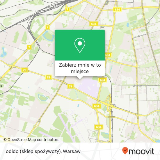 Mapa odido (sklep spożywczy)