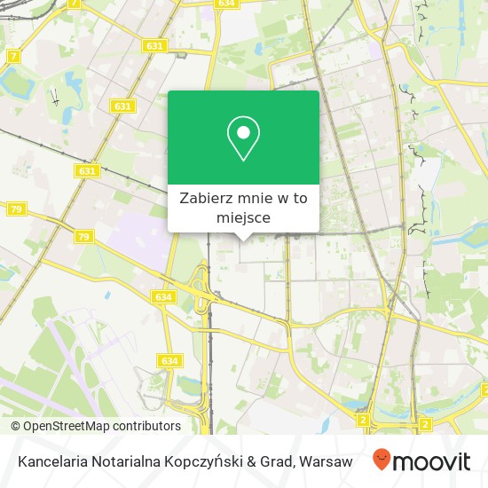 Mapa Kancelaria Notarialna Kopczyński & Grad