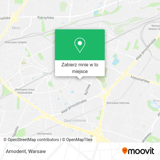 Mapa Amodent