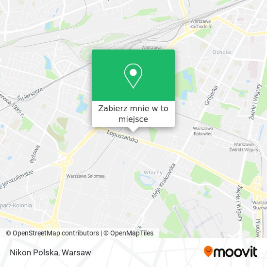 Mapa Nikon Polska