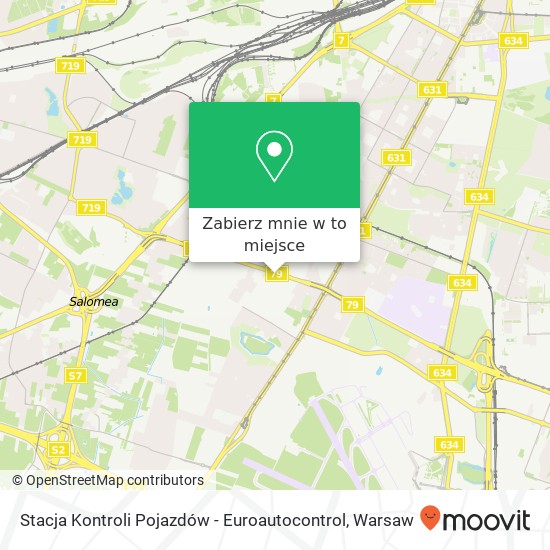 Mapa Stacja Kontroli Pojazdów - Euroautocontrol