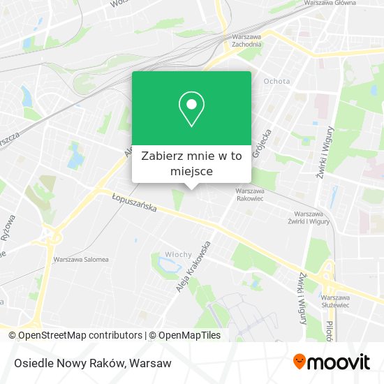 Mapa Osiedle Nowy Raków