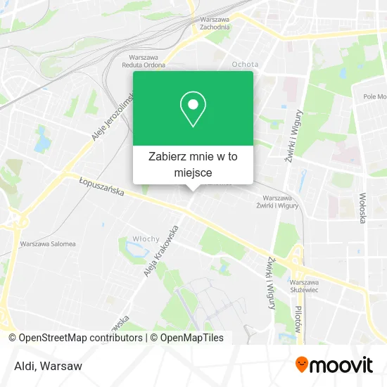 Mapa Aldi