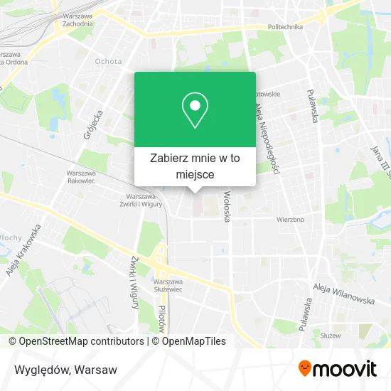 Mapa Wyględów
