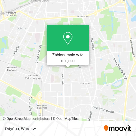 Mapa Odyńca