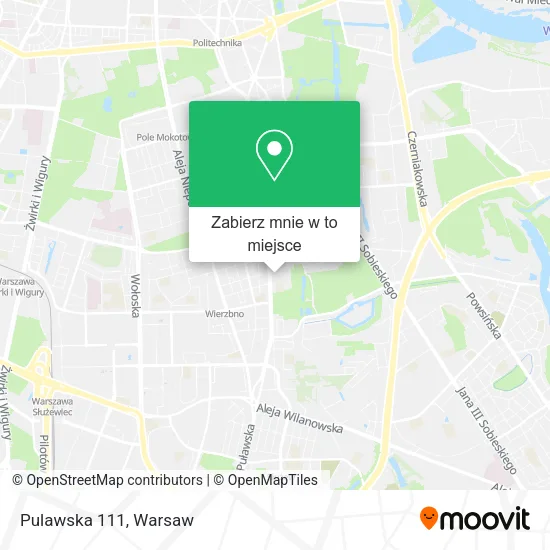 Mapa Pulawska 111