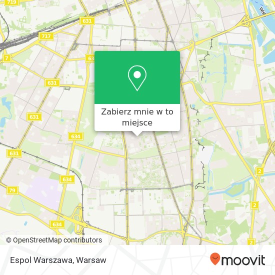 Mapa Espol Warszawa